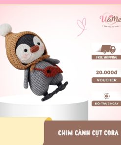 Chim Cánh Cụt Cora Móc Len Handmade Dễ Thương - U&Me