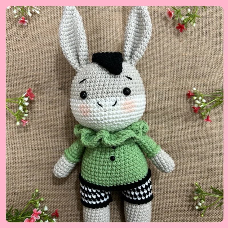 Con Lừa Alto Móc Len Handmade Tinh Nghịch, Quà Tặng Ý Nghĩa