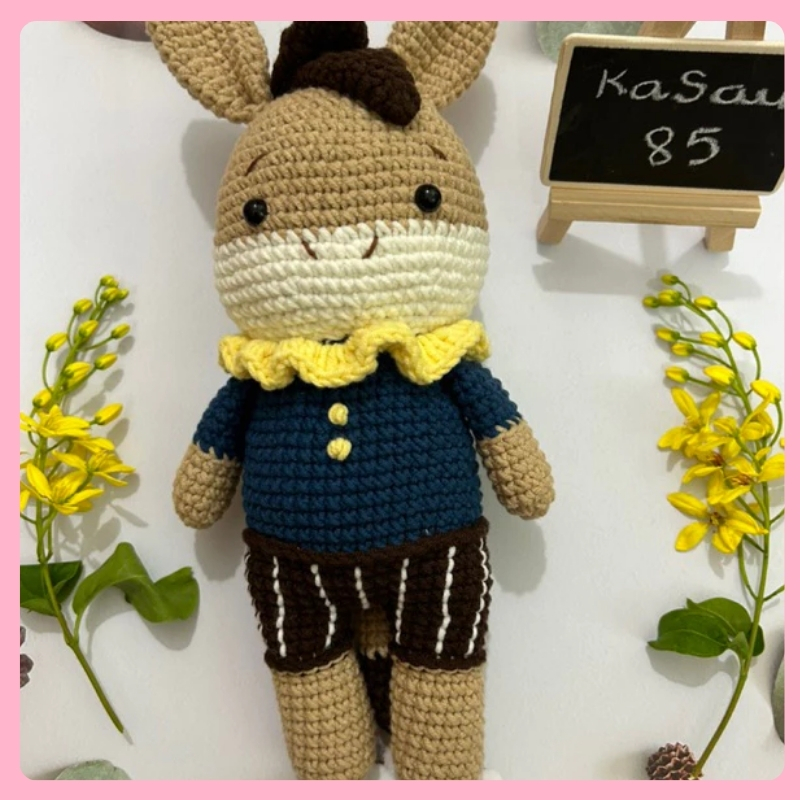 Con Lừa Alto Móc Len Handmade Tinh Nghịch, Quà Tặng Ý Nghĩa