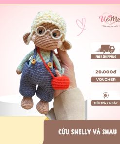Bộ Đôi Cừu Shelly Và Shau Móc Len Handmade Đáng Yêu