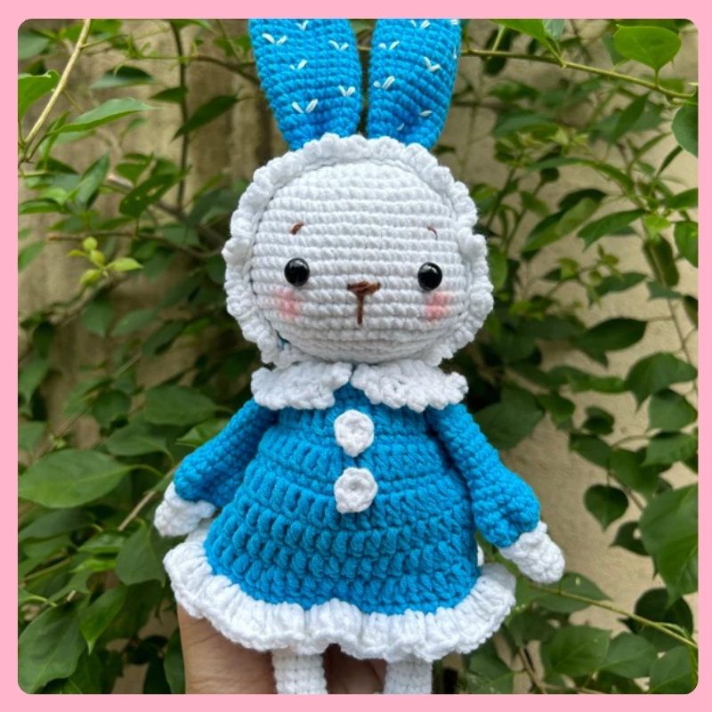 Thỏ Bông Móc Len Miti Cao Cấp, Đáng Yêu Từ U&Me