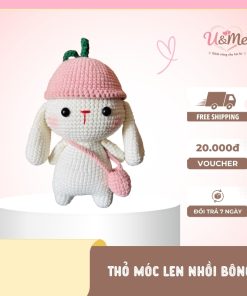 Thỏ Móc Len Nhồi Bông Cao Cấp Món Quà Thủ Công - U&M